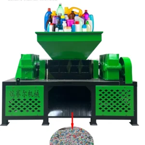 Pipe Barrel Bottle Film Disk Plastic Shredder Recycling Machine