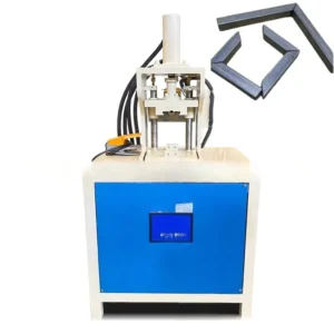 Pipe and Tube Angle Iron Cutting Press Machine Corner Cutter Metal Profile Punching Equipment with Engine Motor Core Components