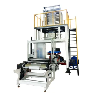 Plastic Bag Making Machine High quality Automatic PE Extruder LDPE LLDPE Single layer Film Blowing Machine