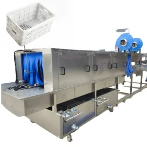 Plastic Basket Poultry Cage Cleaning Industrial Baking Egg Tray Cleaning Machine Basket Washing Machine