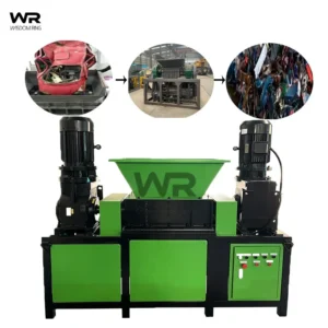 Plastic Bottle Shredder Machine PVC Pipe Plastic Shredder Double Shaft Shredder Motor Waste Disposal Shredder