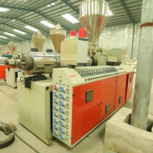 Plastic Conical Twin Screw 80 156 Extruder Compound Machine Price Extruders