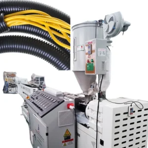 Plastic Corrugated Hose Pipe Extruder Machine with Core Components Engine Pressure Vessel for HDPE LDPE Pelletizing Wire Plates