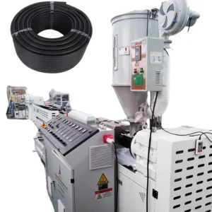 Plastic Corrugated Pipe Extruder LDPE PE PP Wire Pelletizing Flexible Conduit Hose Making Machine Bearing