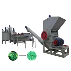 Plastic Crusher Machine Plastic Granulator 1000kg/h Pelletizing Machine PET Flakes Washing Line Plastic Recycling Machinery