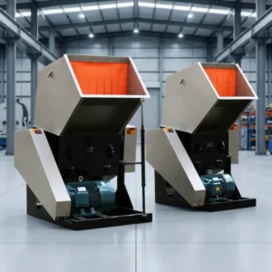 Plastic Crusher Machine for Recycling Plastic Bottles and Waste Plastic High Capacity Industrial Shredder for Rigid Plastics