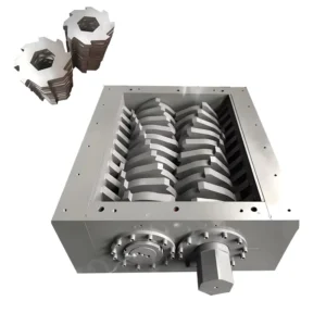 Plastic Crusher Shredder Machine Replacement Parts Cutter Housing Blades and Shaft for Twin Shaft Shredder