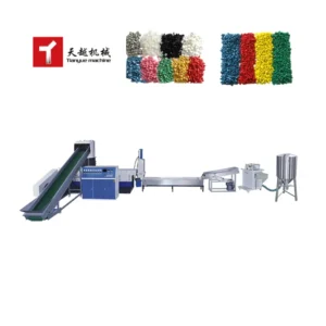 Plastic Cup Granules Pellets Single Screw Extruder Pelletizing Recycling Machine for HDPE