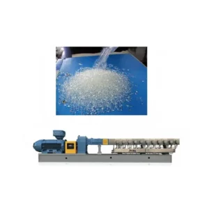 Plastic Double Screw PE Eco Friendly Grafting and Chain Extension Pelletizing Line Twin Screw Extruder