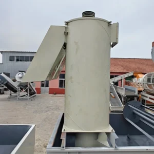 Plastic Drying Machine Vertical Dewatering Dehydrator Machine Feeder for Waste Plastic Recycle Washing Line