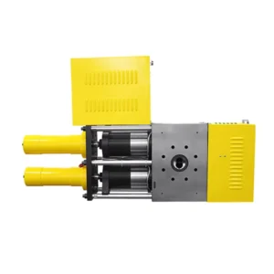 Plastic Extruder Screen Meltblown Double Column Non stop Hydraulic Screen Changer Recycling Granulation Automatic Screen Changer