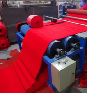 Plastic Extrusion Machine High Density PVC Car Floor Loop Noodle Door Coil PVC Mat Making Machine with Foam Back