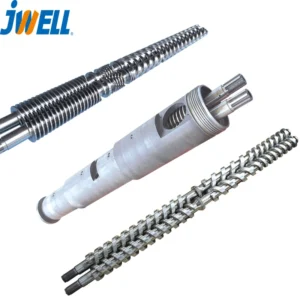 Plastic Extrusion Machine Recycling Machine Accessories Efficient PP PE PVC PET Extruder Screw Barrel