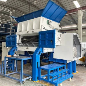 Plastic Film Pet Bottles Plastic Lump Loose or Compressed Straw Legume Straw Single Shaft Shredder