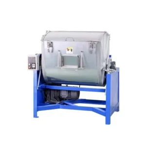 Plastic Granules 100kg Stainless Steel Double Screw Conical Horizontal Mixer 220V Injection Molding Machine