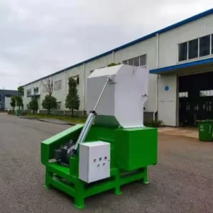 Plastic Grinder Flake Type Plastic Granulator Crusher Machine Gearbox Safety Lock High Carbon Steel Blades