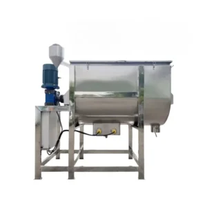 Plastic Horizontal Ribbon Mixers Machine Industrial Mixer Dry Milk Powder Blender Food Mixing Machine Mixer Blender