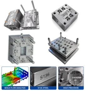 Plastic Injection Mould Manufacturer 300000-1000000 Cycles Precision Plastic Injection Molding Mould Maker