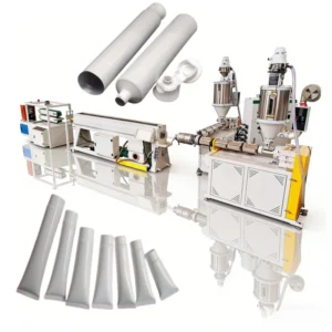 Plastic LDPE PVC Single Screw Toothpaste Soft Pipe Hose Making Machine Line with PLC Controlled Automatic System