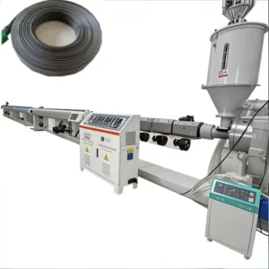 Plastic Multi Layer PP PVC PE HDPE Twin Screw Single Screw Pipe Extrusion Machine with Gear Core Components High Productivity