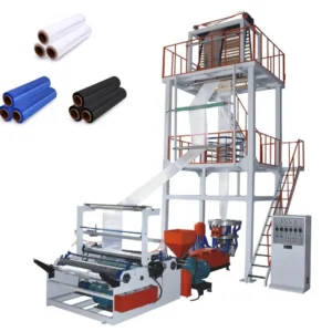 Plastic PE HDPE LDPE Blown Film Extrusion Production Film Blowing Machine