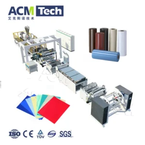 Plastic PET Sheet Extrusion Line