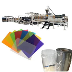 Plastic PET Sheet Making Machine PETG Film Calender Thermoforming Sheet Extrusion Line