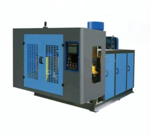 Plastic PP HDPE Bottle Barrel Jerrycan Blow Molding Machine High Speed 1L 2L 3L 5L Extrusion Blow Moulding Blue