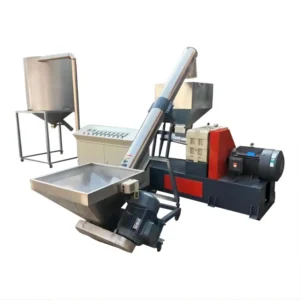 Plastic PP PE Film Recycling Water Ring Cutter Granulator Pelletizer Extruder Machine Line