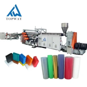 Plastic PP PE PET ABS Polycarbonate Rigid Sheet Extrusion Production Line PVC Clear Sheet Roll Making Thermoforming Machine