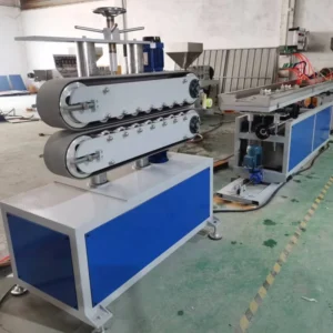 Plastic PVC ABS PE PP Profile Single Screw Extruder Machine High Accuracy 65mm Screw Diameter 5 Year Warranty