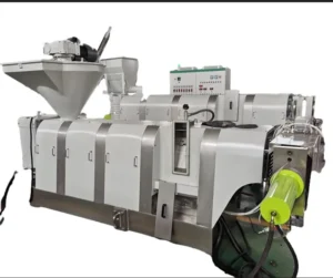 Granulator for PP PC PA Plastic Recycling PLC Engine Single Screw Underwater Cut Pelletizer 300 800kg h Output Pelletizer