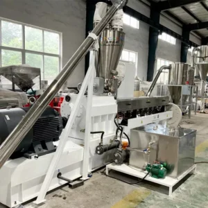 Plastic Pelletizing Machine WPC PE Granules Making Production Line