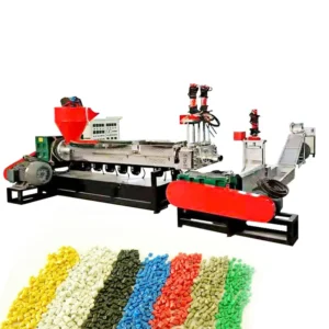 Plastic Pelletizing Machine for PE PP Film Woven Nylon Bags