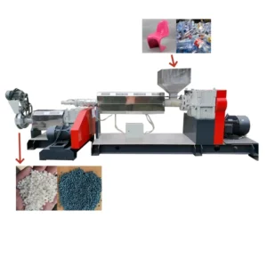 Plastic Pelletizing Machine for PE PP Film Woven Nylon Bags