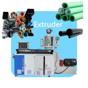 Plastic Pipe Tube Duct Hose Profile SJ45 SJ50 SJ55 SJ65 SJ75 Single Screw Extruder