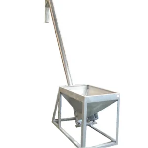 Plastic Power Spiral Feeder Granules Conveying Extruder Screw Loader