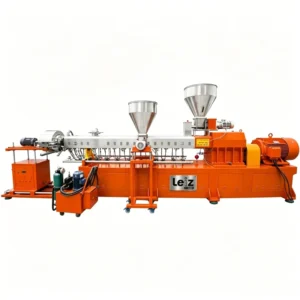 Plastic Profile Extrusion Machine Side Feeder Extrusion Machine High Efficiency Low Materials Loss Color Masterbatch Production
