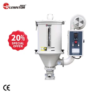 Plastic Raw Material Drying Equipment Machine 15~800 Kg Hopper Plastic Dryer Machine Plastic Pellets Dryer