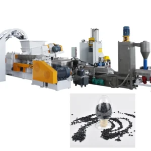 Plastic Raw Material Making Machine PE Granules Extrusion Line Water Ring Pelleting Machinery for HDPE LDPE PP