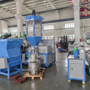 Plastic Recycling EPS XPS Foam Pelletizing Machine Double Stage Automatic High Safety Stable Custom Voltage