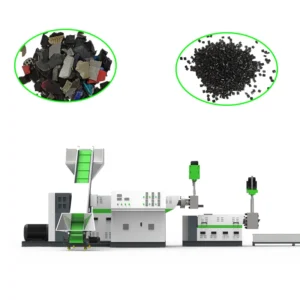 Plastic Recycling Pelletizing Agglomerated PP PE Film Woven Bag Plastic Granulators Pelletizer Plastic Pellets Making Machine
