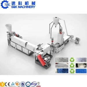 Plastic Recycling Pelletizing Machine for PE PP HDPE Bottle Drums Pallet