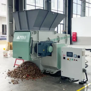Plastic Recycling Shredding Machine Single Shaft Shredder for Waste Paper Film Cardboard Rubber