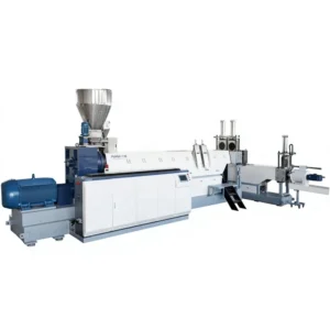 Plastic Rigid Material Pelletizer with Air-Cooling Strand Cutter for PC PA PPR Processing High Output Motor-Driven Machine