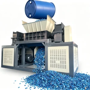Plastic Shredder Double Shaft Shredder Used for Shredding Plastic Drums Machine Head Material and Pipes
