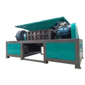 Plastic Shredder Grinder Crusher Machine Single Shaft Gearbox Gear High Efficiency