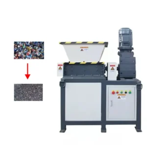 Plastic Shredder Machine Small Industrial Shredder Machine Mini Double Shaft Shredder Machine