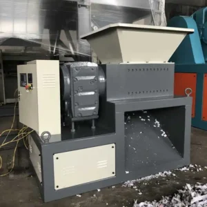 Plastic Single Shaft Automatic Shredder Crusher Machine with Gearbox and Pump High Capacity 1000 3000KG H CE Certified