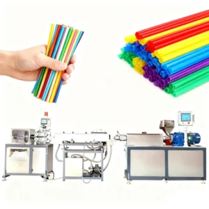 Plastic Straw Production Line Integrated Extrusion Cutting Machine for Drinking Straws